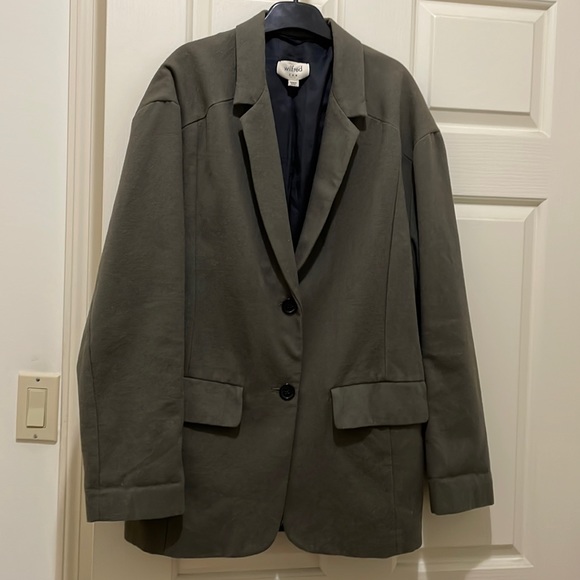 Wilfred khaki loose fitting blazer (sz 10) - Picture 1 of 9